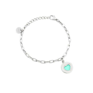 Bracciale Donna Complicity Capsule Cuore Celeste Liu Jo Luxury