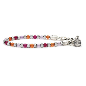 Bracciale Donna Ematite Lilla Arancio Rubino Portonovo