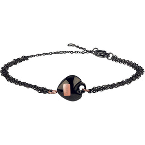 Bracciale Donna Ip Gun Nero Elemento Rose Kilos Of Love Breil