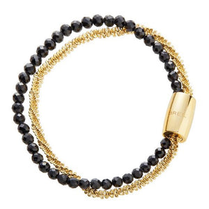 Bracciale Donna Magnetica System Gold Spinello Nero Black Sun Breil