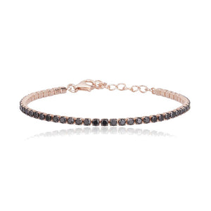 Bracciale Donna Mini Tennis in Argento Rose Mabina Gioielli