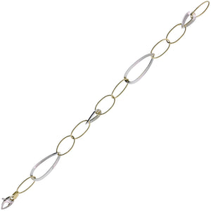 Bracciale Donna Oro Bianco e Giallo