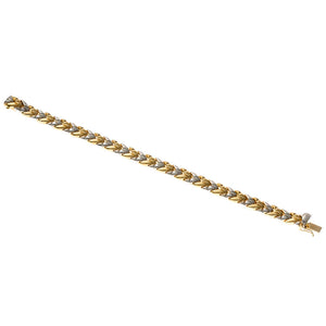 Bracciale Donna Oro Bianco e Giallo