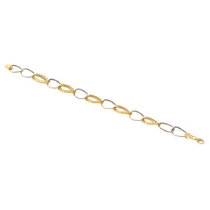 Bracciale Donna Oro Bianco e Giallo