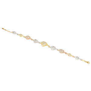 Bracciale Donna Oro Bianco e Giallo