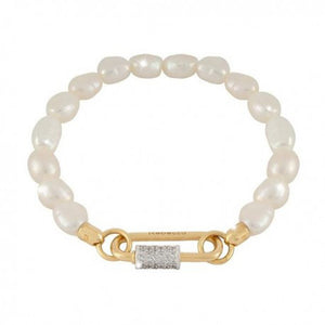Bracciale Donna Palermo con Perle Bianche Rebecca Gioielli