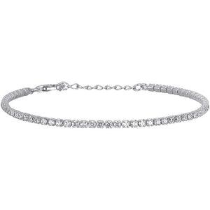 Bracciale Donna Tennis in Argento Mabina Gioielli