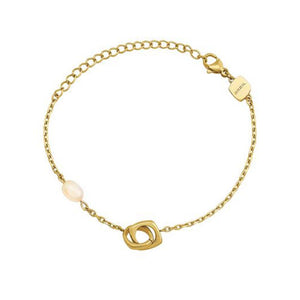 Bracciale Donna Tetra Acciaio Gold con Perla Breil