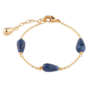 Bracciale Donna Tulipe Pietre Blu Rebecca Gioielli