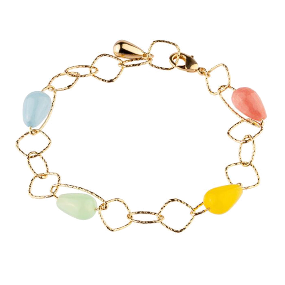 Bracciale Donna Tulipe Pietre Multicolor Rebecca Gioielli