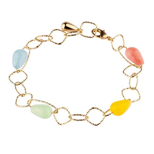 Bracciale Donna Tulipe Pietre Multicolor Rebecca Gioielli