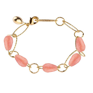 Bracciale Donna Tulipe Pietre Rosa Rebecca Gioielli