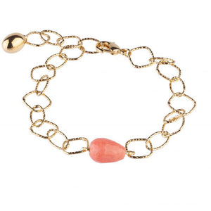 Bracciale Donna Tulipe con Pietra Rosa Rebecca Gioielli