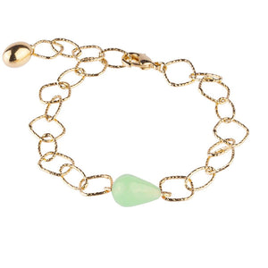 Bracciale Donna Tulipe con Pietra Verde Chiara Rebecca Gioielli