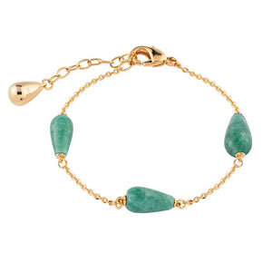 Bracciale Donna Tulipe con Pietra Verde Rebecca Gioielli