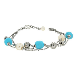 Bracciale Donna con Perle e Pepite H1315_0864 - Zoppini 