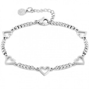 Bracciale Donna in Acciaio Cuore Motifs Nomination