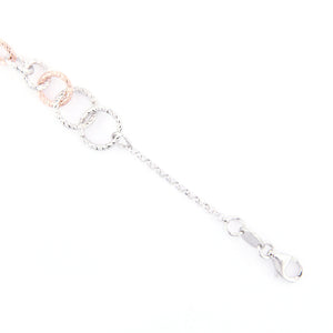 Bracciale Donna in Argento 2 Colori Diamantato Fraboso