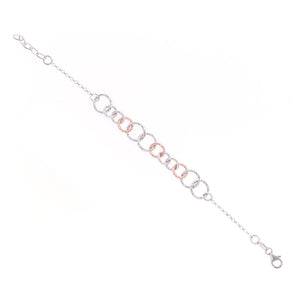 Bracciale Donna in Argento 2 Colori Diamantato Fraboso