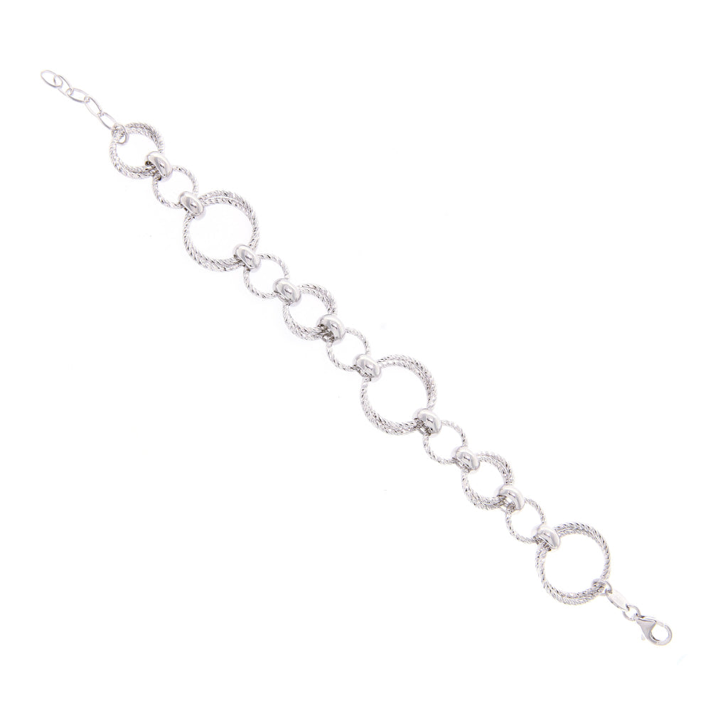 Bracciale Donna in Argento Diamantato Fraboso