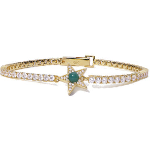 Bracciale Donna in Argento Gold Starlet Misura M Mabina Gioielli