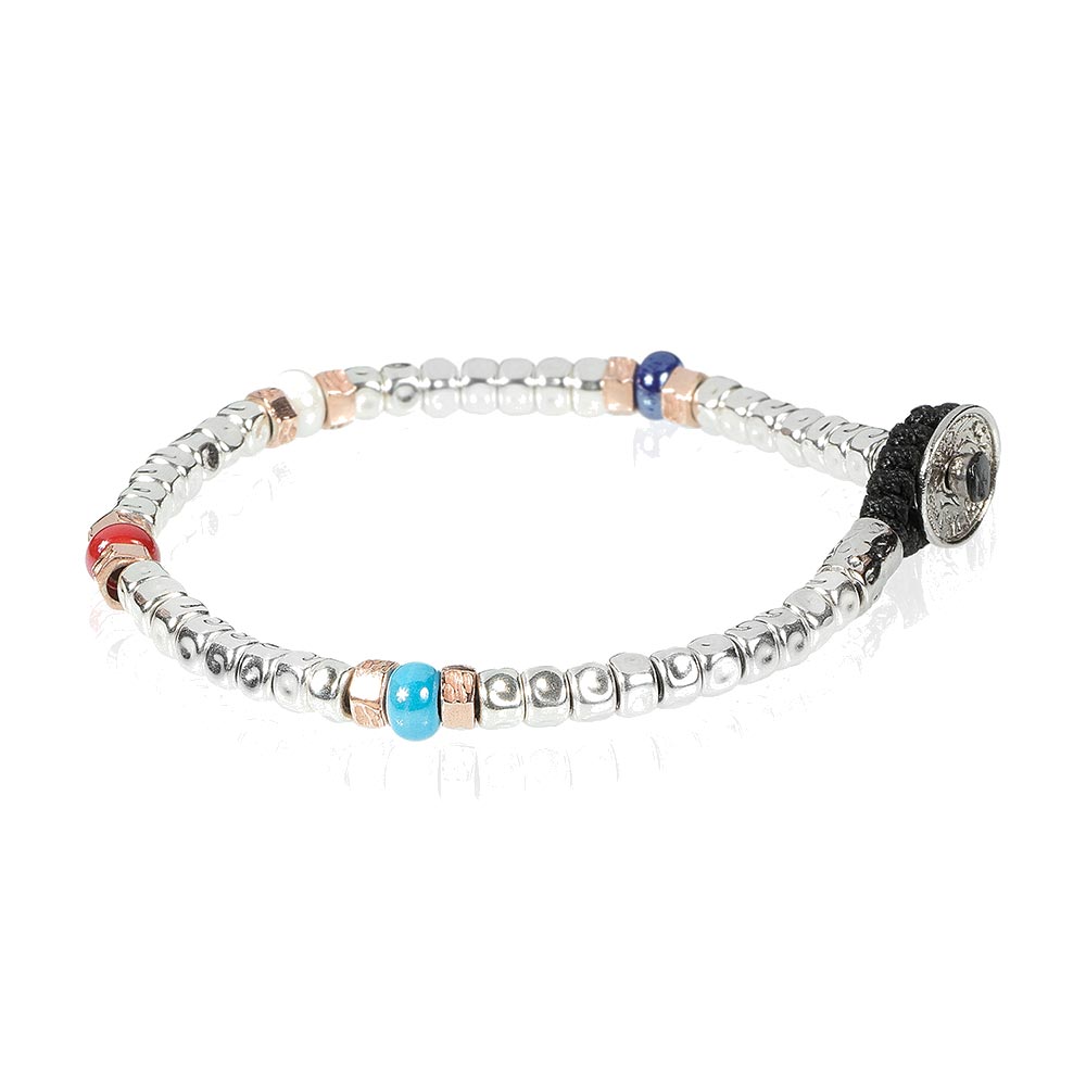 Bracciale Donna in Argento Silver Collection Murrina Multicolor Gerba Gioielli