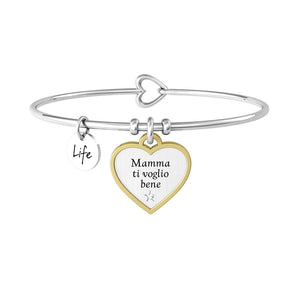 Bracciale Family Cuore Mamma Ti Voglio Bene 732139 Kidult