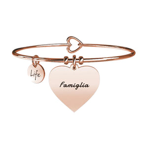 Bracciale Family Cuore Rose "Famiglia" Life 731653 Kidult
