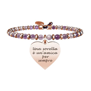 Bracciale Family Cuore Rose "Sorelle" Life 731652 Kidult