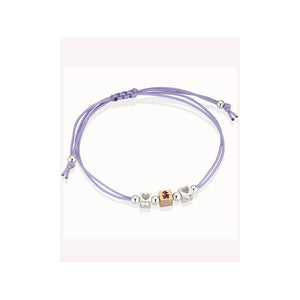 Bracciale Femminuccia I Dadini Lilla DLB052 - Le Bebè  