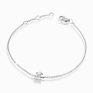 Bracciale Femminuccia Le Briciole Oro Bianco con Diamante Le Bebè