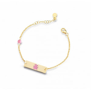 Bracciale Femminuccia Prime Gioie con Perlina Oro Giallo PMG013 - Le Bebè 