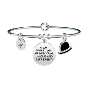 Bracciale Kidult Charlie Chaplin "I am what I am" | 731607