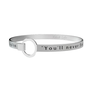 Bracciale Kidult Charlie Chaplin "You'll never finds rainbows" | 731605