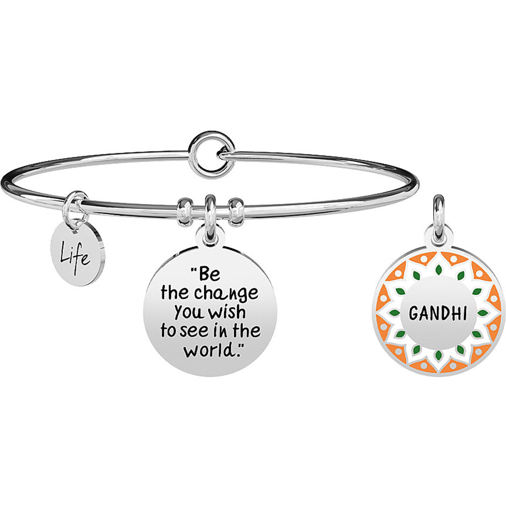 Bracciale Kidult Gandhi "Be the change you wish" | 731884