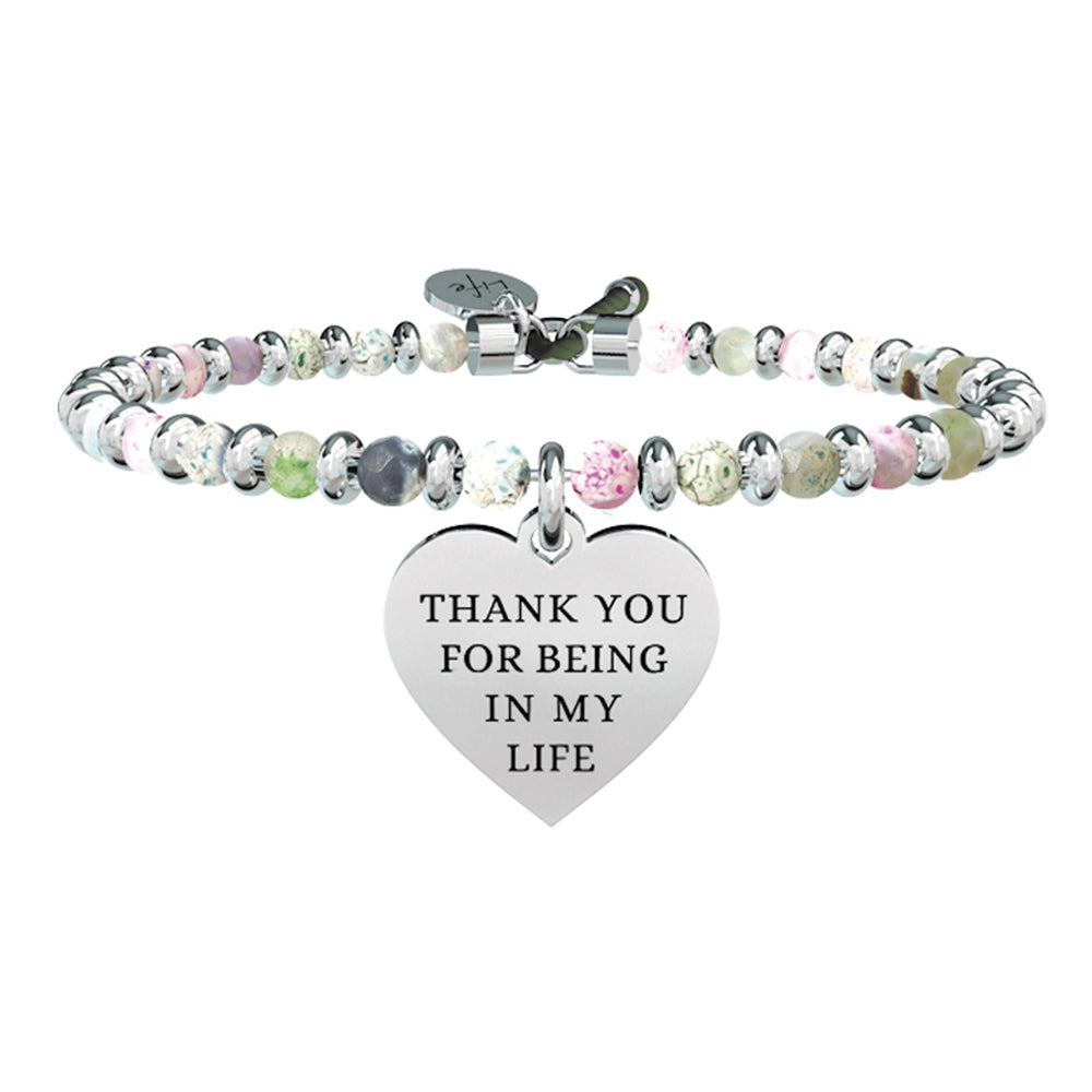 Bracciale Love Cuore Agata Multicolor Life 731442 Kidult