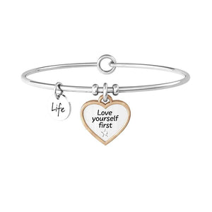 Bracciale Love Cuore Autostima Rose Life 732078 Kidult
