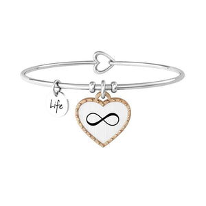 Bracciale Love Cuore Infinito Rose Life 732074 Kidult