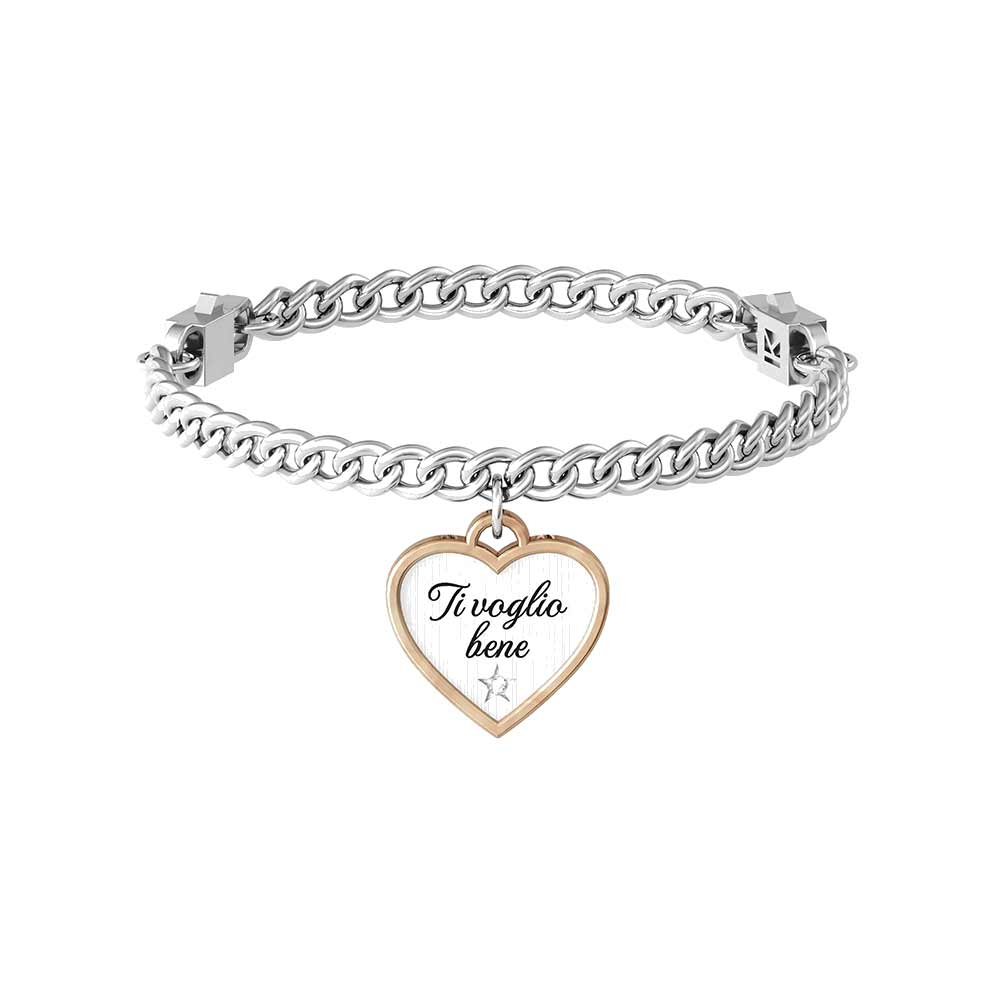 Bracciale Love Cuore Ti Voglio Bene Rose Life 732077 Kidult