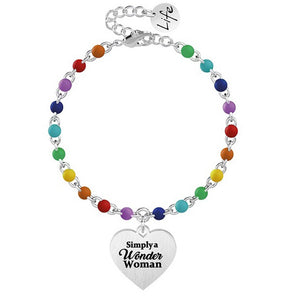 Bracciale Love Cuore Wonder Woman Life 731827 Kidult
