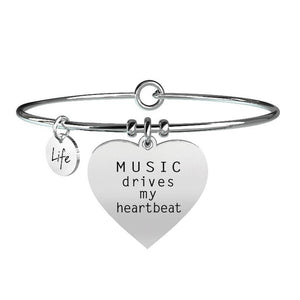 Bracciale Music Drives My Heartbeat Free Time Life Collection 731094 - Kidult