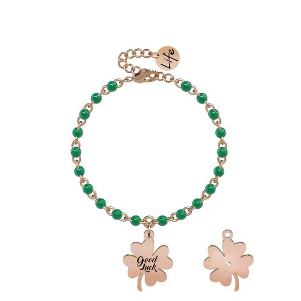 Bracciale Nature Quadrifoglio Rose Life 731820 Kidult