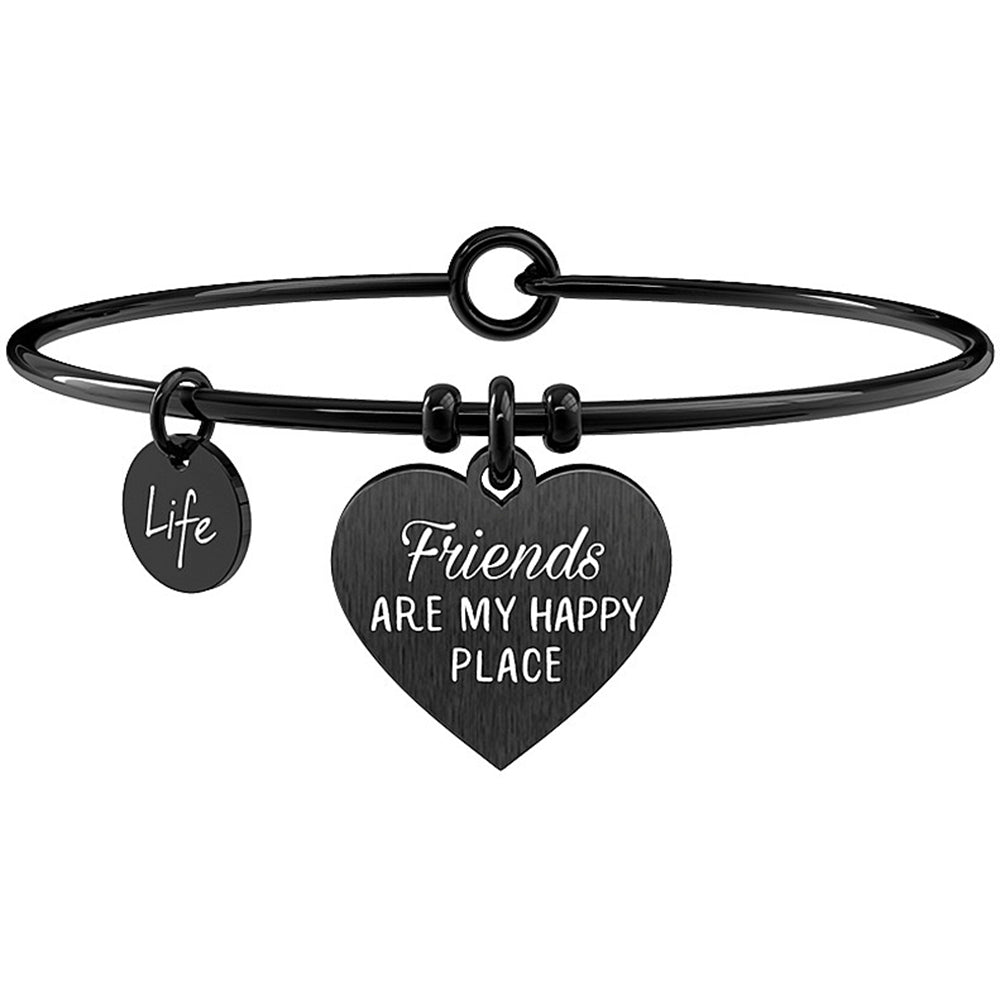 Bracciale Nero Love Friends Life 731707 Kidult