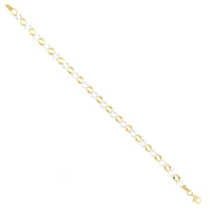 Bracciale Donna in Oro 2 Colori Massiccio