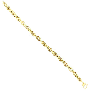 Bracciale Oro Giallo in Maglia Corda Vuota