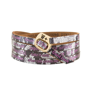 Bracciale Pizzo Printes Collection Pelle WP226 - We Positive   