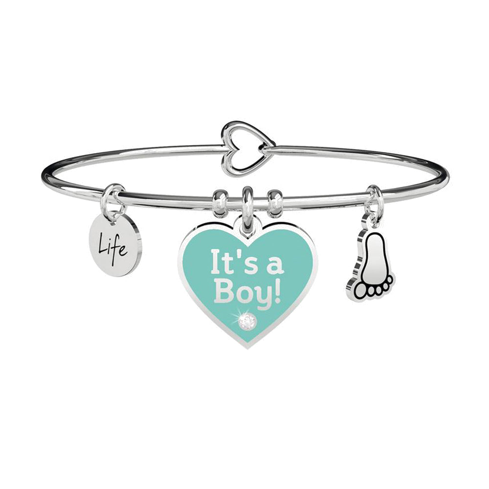 Bracciale Special Moments Cuore It's a Boy Life 731711 Kidult