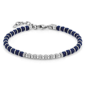 Bracciale  Unisex Acciaio Instinct Agata Blu Nomination