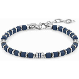 Bracciale Unisex Acciaio Instinct Ematite Blu Nomination