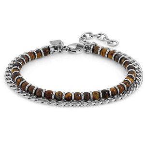 Bracciale  Unisex Acciaio Instinct Occhio di Tigre Nomination
